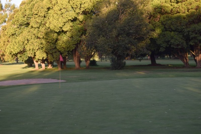 Golf en el Polo Club: en un día gris, se iluminó la jugadora Silvia Sol